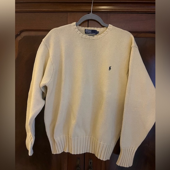Ralph Lauren Butter Yellow Crewneck Sweater